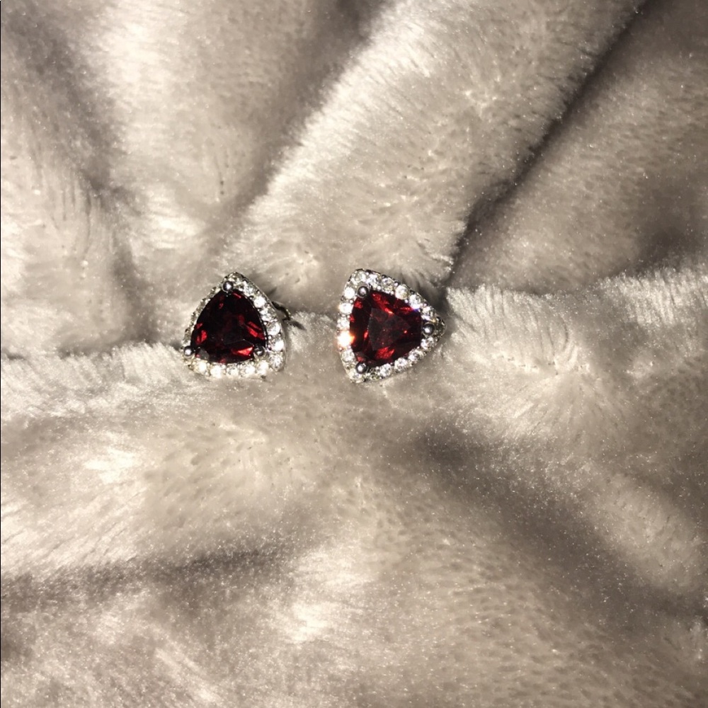 Red Ruby Earrings - image 1